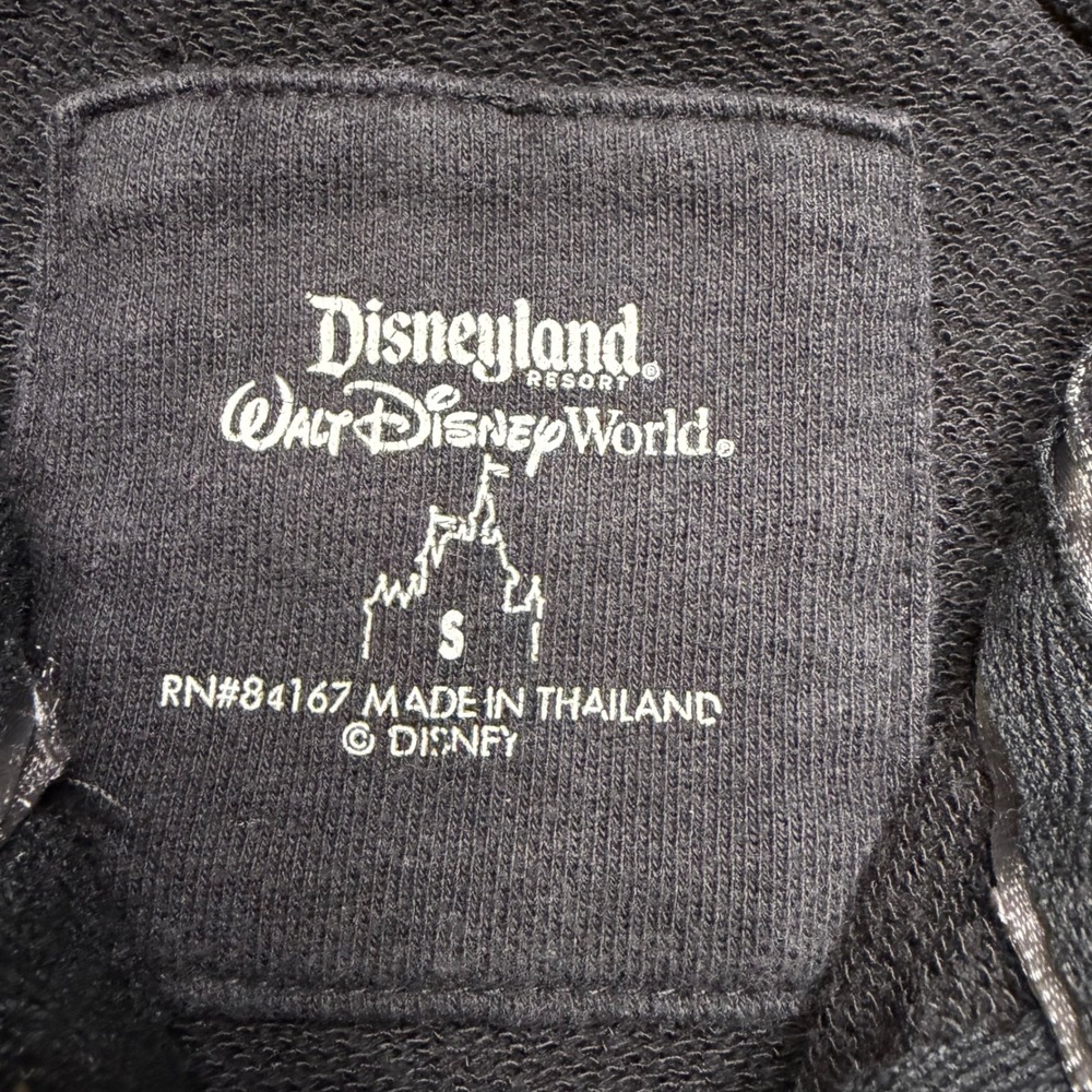 Disney Jacket Womens S Black Mickey Mouse 2011 Disneyland Full Zip Track‎ Mock - Picture 5 of 11